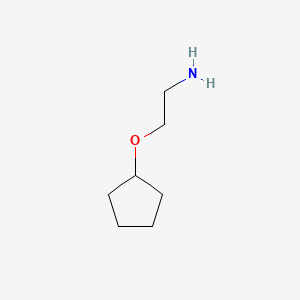 Chemical structure of 2-(Cyclopentyloxy)ethylamine