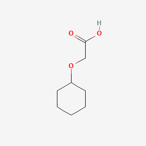 Chemical structure of Cyclohexoxyacetic acid