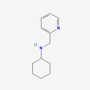 Chemical structure of 2-(Cyclohexylaminomethyl)pyridine