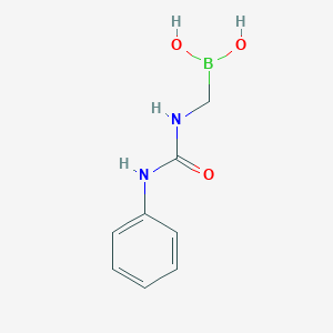 Chemical structure of 2-(Cyclobutoxy)pyrimidine-5-boronic acid