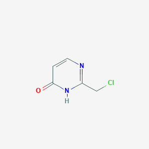 Chemical structure of 2-(Chloromethyl)pyrimidin-4(3H)-one