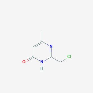Chemical structure of 2-(Chloromethyl)-6-methylpyrimidin-4-ol