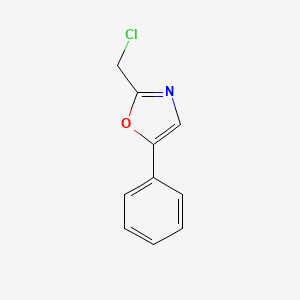 Chemical structure of 2-(Chloromethyl)-5-phenyloxazole