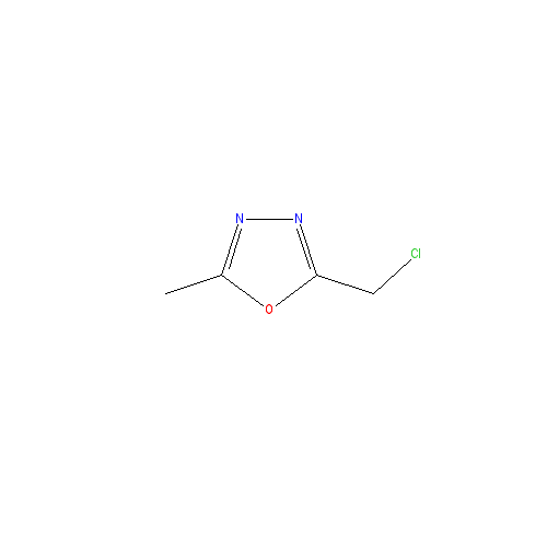 Chemical structure of 2-(Chloromethyl)-5-methyl-1,3,4-oxadiazole