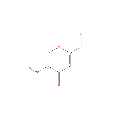 Chemical structure of Chlorokojic acid