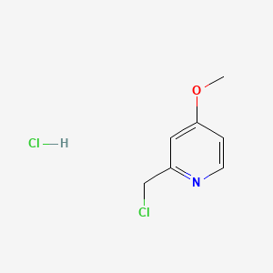Chemical structure of 2-(Chloromethyl)-4-methoxypyridine hydrochloride