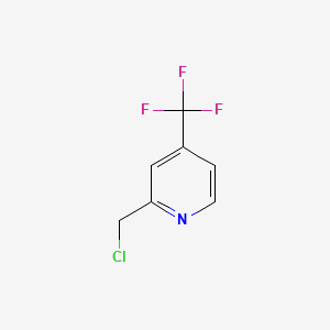 Chemical structure of 2-(Chloromethyl)-4-(trifluoromethyl)pyridine