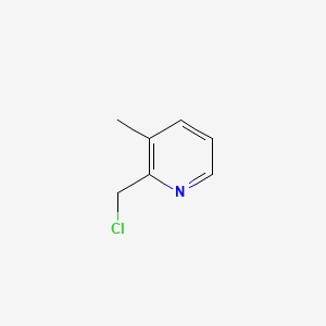 Chemical structure of 2-(Chloromethyl)-3-methylpyridine