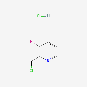 Chemical structure of 2-(Chloromethyl)-3-fluoropyridine Hydrochloride