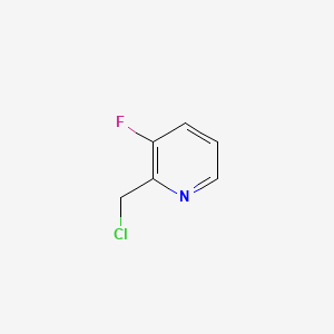 Chemical structure of 2-(Chloromethyl)-3-fluoropyridine