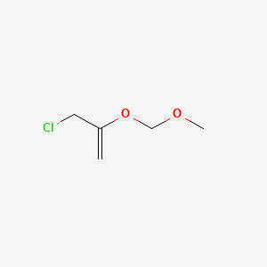 Chemical structure of 2-(Chloromethyl)-3,5-dioxahex-1-ene