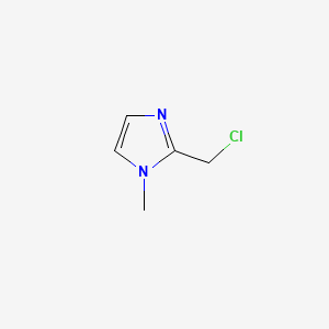 Chemical structure of 2-(Chloromethyl)-1-methyl-1H-imidazole
