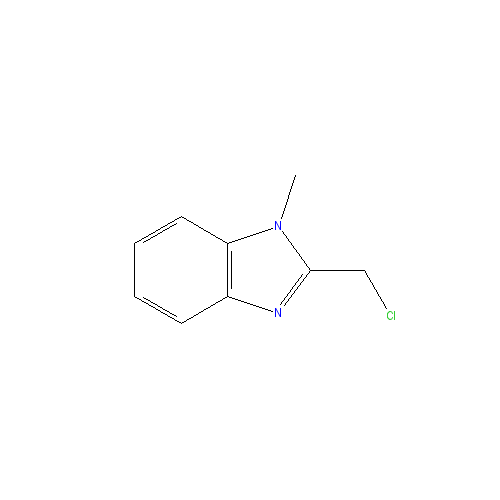 Chemical structure of 2-(Chloromethyl)-1-methylbenzimidazole