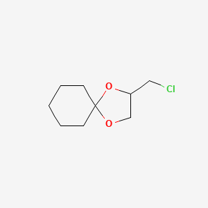 Chemical structure of 2-(Chloromethyl)-1,4-dioxaspiro[4.5]decane