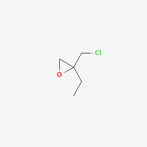 Chemical structure of 2-(Chloromethyl)-1,2-epoxybutane