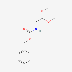 Chemical structure of Benzyl (2,2-dimethoxyethyl)carbamate