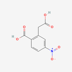 Chemical structure of 2-(Carboxymethyl)-4-nitrobenzoic Acid