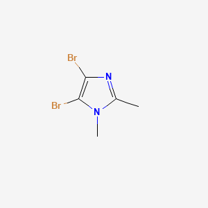 Chemical structure of 2-(Bromomethyl)pyrazine Hydrobromide