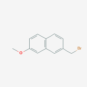 Chemical structure of 2-(Bromomethyl)-7-methoxynaphthalene