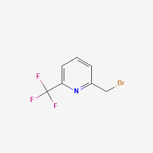 Chemical structure of 2-(Bromomethyl)-6-(trifluoromethyl)pyridine