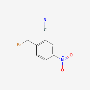 Chemical structure of 2-(Bromomethyl)-5-nitrobenzonitrile