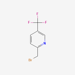 Chemical structure of 2-(Bromomethyl)-5-(trifluoromethyl)pyridine