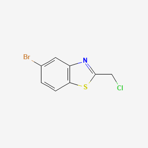 Chemical structure of 2-(Bromomethyl)-4-chlorothieno[3,2-c]pyridine