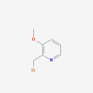 Chemical structure of 2-(Bromomethyl)-3-methoxypyridine