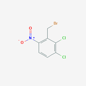 Chemical structure of 2-(Bromomethyl)-3,4-dichloro-1-nitrobenzene