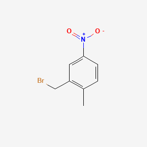 Chemical structure of 2-(Bromomethyl)-1-methyl-4-nitrobenzene