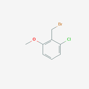 Chemical structure of 2-(Bromomethyl)-1-chloro-3-methoxybenzene