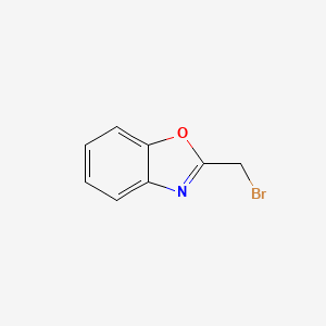Chemical structure of 2-(Bromomethyl)benzo[d]oxazole