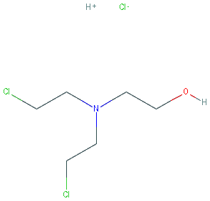 Chemical structure of Ethanol mustard