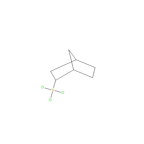 Chemical structure of 2-(BICYCLOHEPTYL)TRICHLOROSILANE