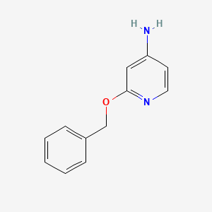 Chemical structure of 2-(Benzyloxy)pyridin-4-amine