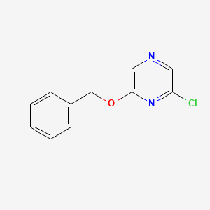 Chemical structure of 2-(Benzyloxy)-6-chloropyrazine
