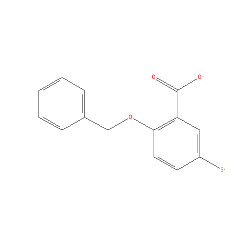 Chemical structure of 2-(Benzyloxy)-5-bromobenzoic acid