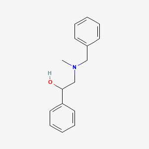 Chemical structure of 2-(Benzyl(methyl)amino)-1-phenylethanol