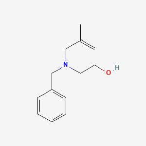 Chemical structure of 2-(Benzyl(2-methylallyl)amino)ethan-1-ol