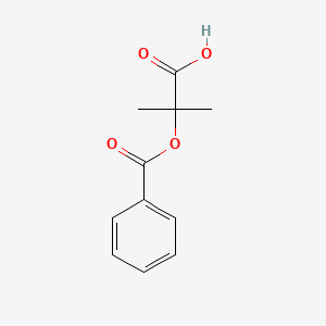 Chemical structure of 2-(Benzoyloxy)-2-methylpropanoic acid