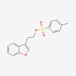 Chemical structure of 2-(Benzofuran-3-yl)ethyl 4-methylbenzenesulfonate