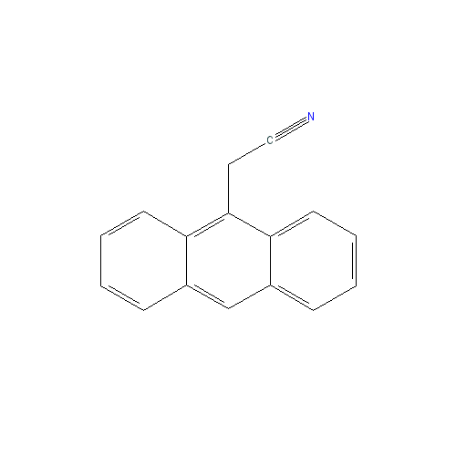 Chemical structure of 9-Anthraceneacetonitrile