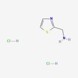 Chemical structure of 2-(Aminomethyl)thiazole Dihydrochloride