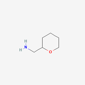 Chemical structure of 2-(Aminomethyl)tetrahydropyran