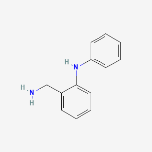 Chemical structure of 2-(aminomethyl)-N-phenylaniline