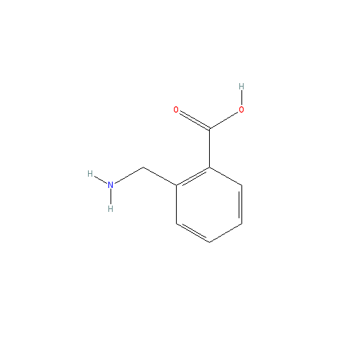 Chemical structure of 2-Aminomethylbenzoic acid
