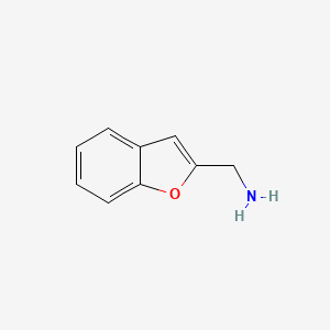 Chemical structure of 2-(Aminomethyl)benzofuran