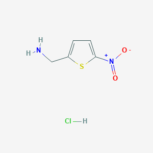 Chemical structure of 2-(Aminomethyl)-5-nitrothiophene Hydrochloride