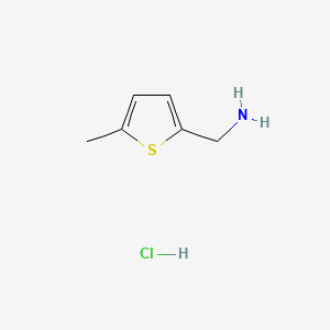 Chemical structure of 2-(Aminomethyl)-5-methylthiophene hydrochloride
