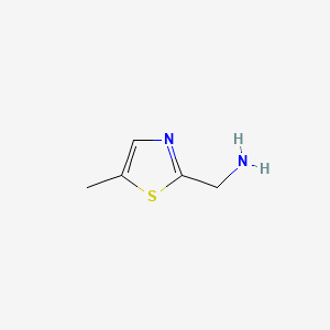 Chemical structure of 2-(Aminomethyl)-5-methylthiazole